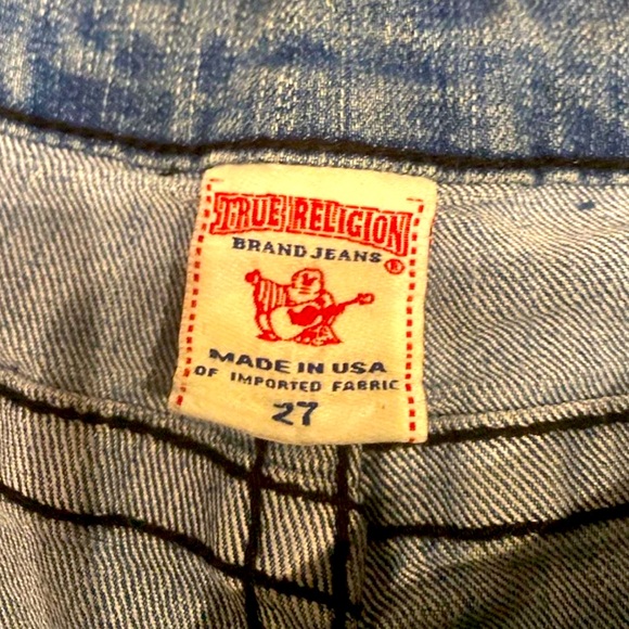 Like new low rise skinny 27 inch waist true religion jeans - Picture 7 of 7
